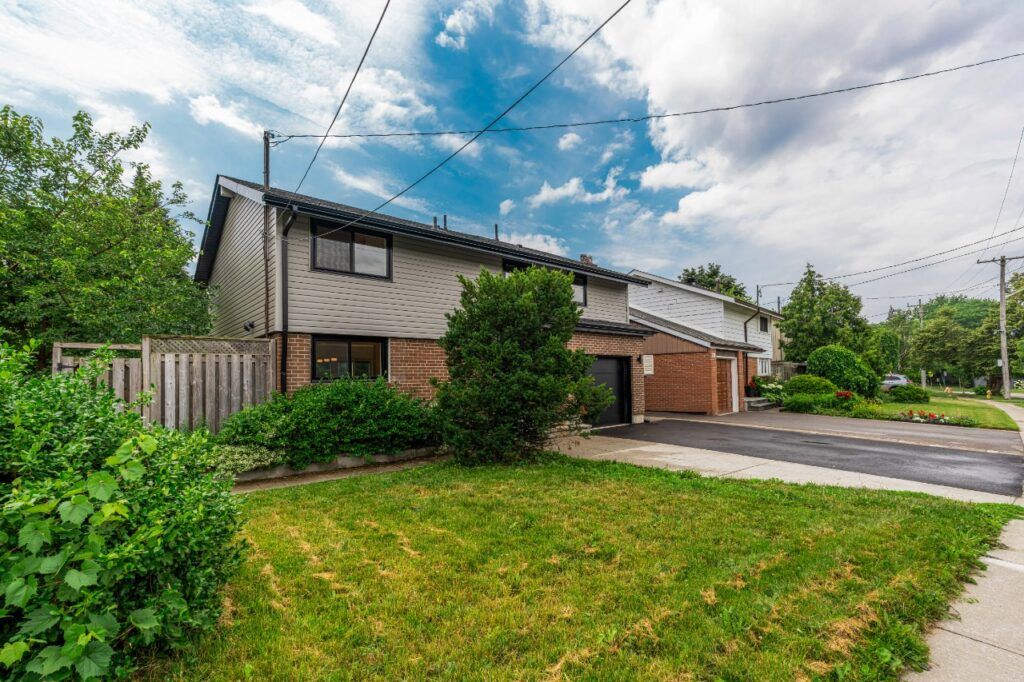 Street view of a completed Scarborough home renovation
